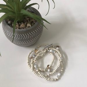 🆕 4 Beaded Stretch Bracelet SET